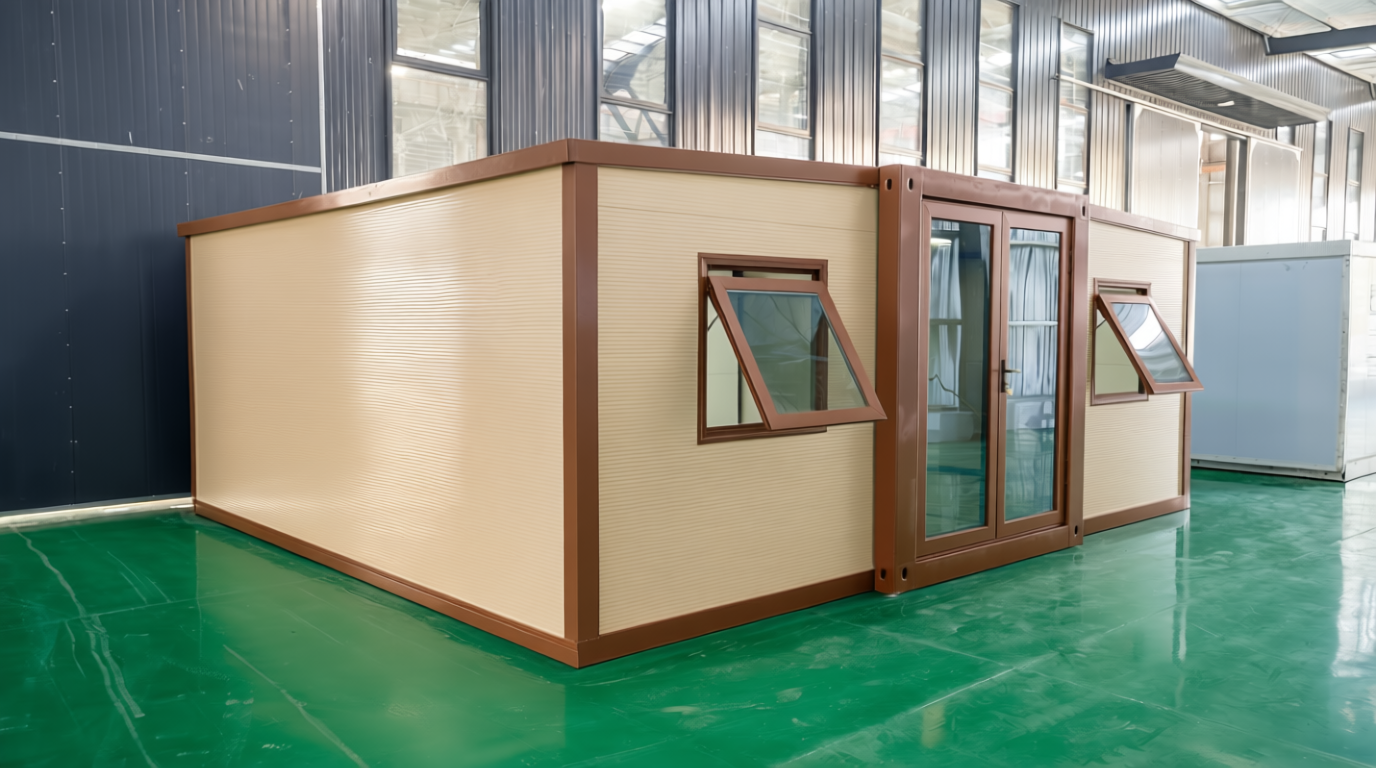 Container modular unit in application